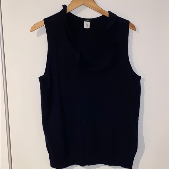 J. Crew Cashmere Sweater Vest - Tan Only - Picture 5 of 10